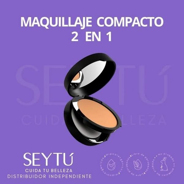 Maquillaje Compacto 2 en 1